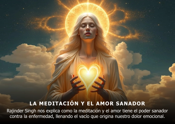 Imagen del escrito; La meditación y el amor sanador, de Rajinder Singh