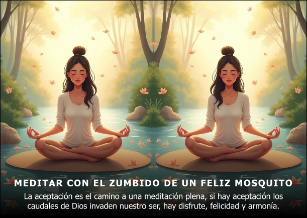 Imagen del escrito; Meditar con el zumbido de un mosquito, de Jebuna