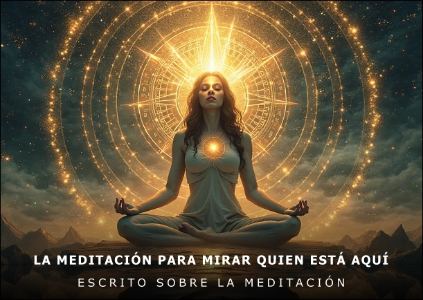La meditación para mirar quien está aquí - POR: DOUGLAS HARDING