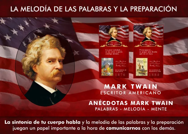 Imagen; La melodía de las palabras y la preparación; Mark Twain