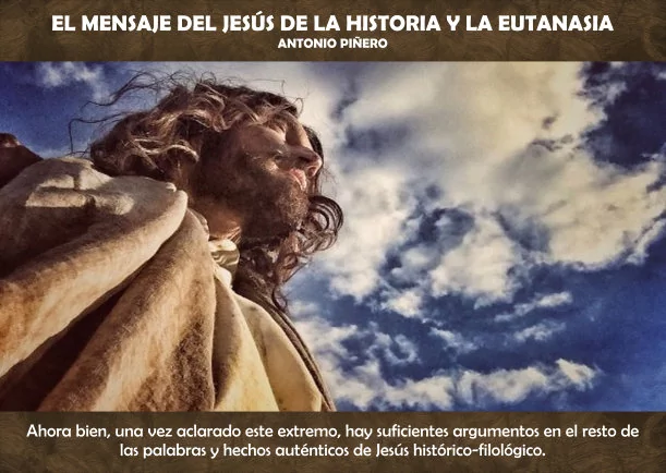 Imagen; El mensaje del Jesús de la historia y la eutanasia; Antonio Pinero