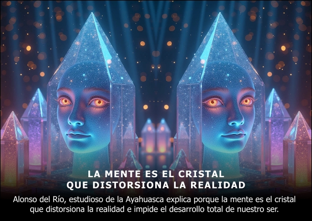 Imagen del escrito; La mente es el cristal que distorsiona la realidad, de Alonso Del Rio