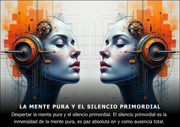 Imagen del escrito; Mente pura y silencio primordial, de Aisha Salem