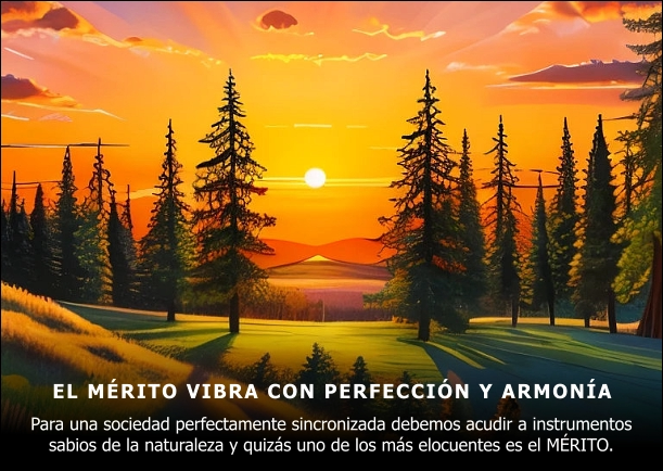 Imagen; El mérito vibra con perfecta armonía; Jebuna