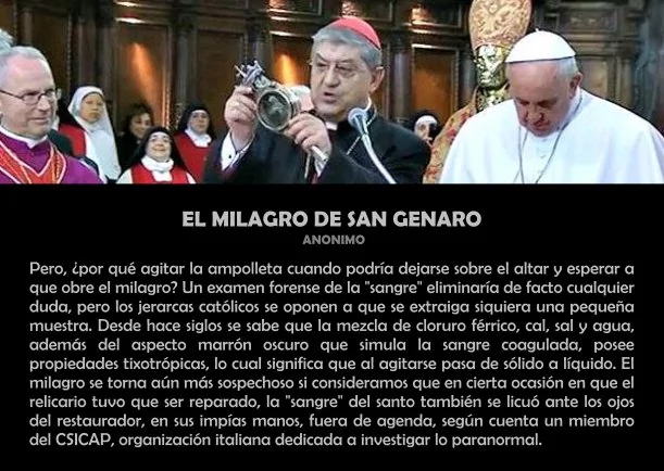 Imagen; El milagro de san Genaro; Jbn Lie