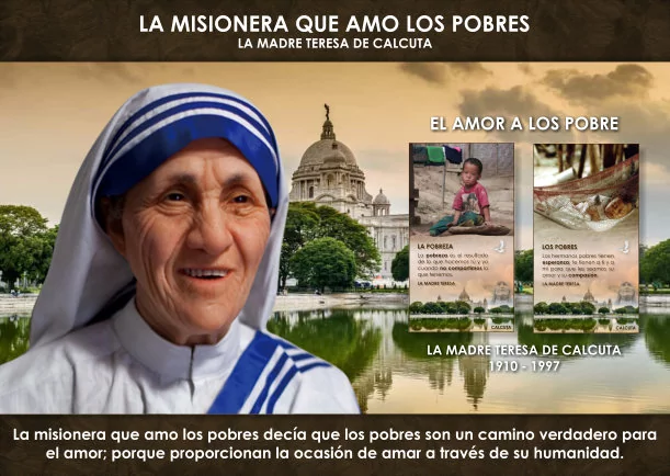 Imagen del escrito; La misionera que amo los pobres, de Teresa De Calcuta