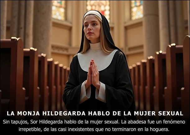 Imagen; La monja Hildegarda hablo de la mujer sexual; Hildegarda De Bingen