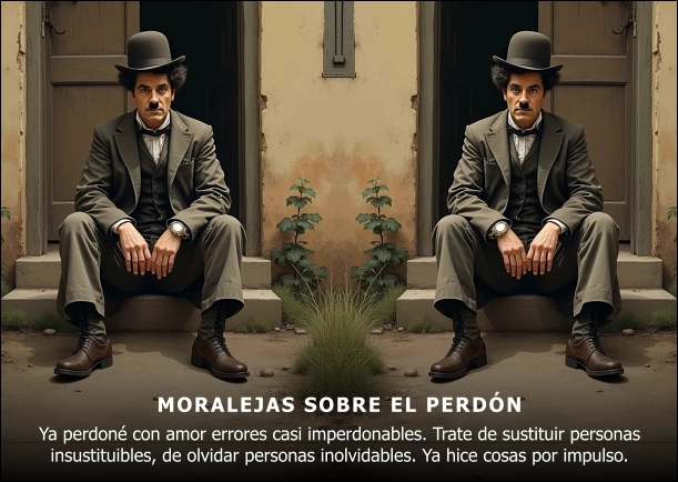 Imagen; Moralejas sobre el perdón; Charles Chaplin