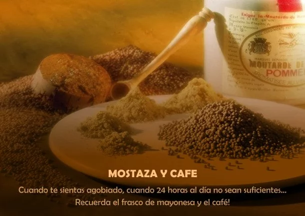 Imagen del escrito; Mostaza y café, de Gonzalo Velez