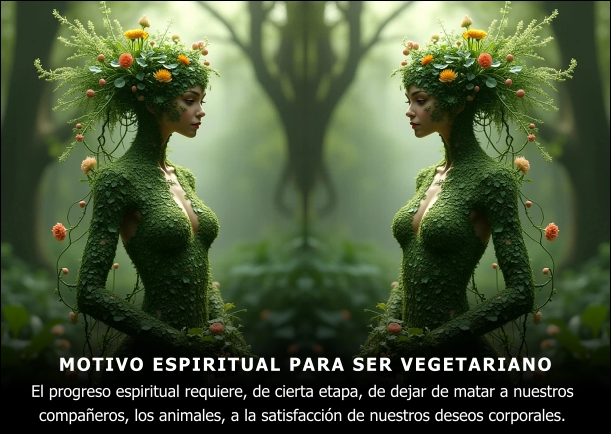 Imagen; Motivo espiritual para ser vegetariano; Veganos