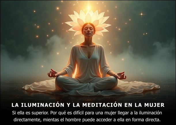 Imagen del escrito; La mujer iluminada, de Osho