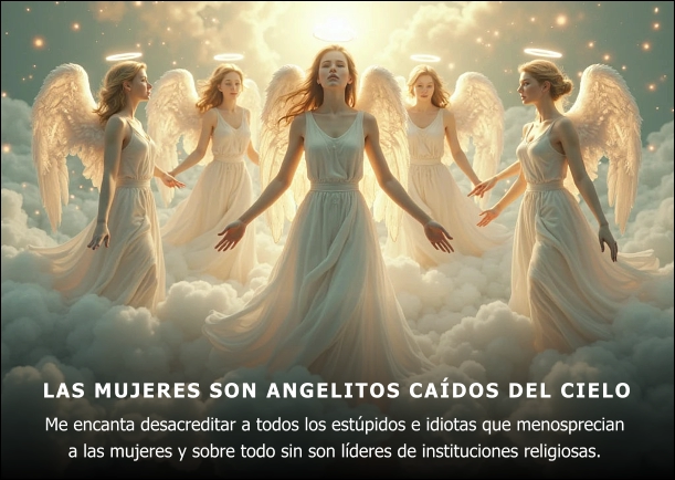 Imagen; Mujeres angelitos caídos del cielo; Jebuna