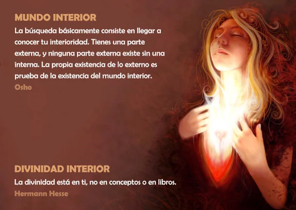 Imagen del escrito; Mundo interior, de Jebuna