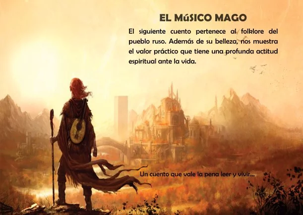 Imagen del escrito; El músico mago, de Jbn Lie