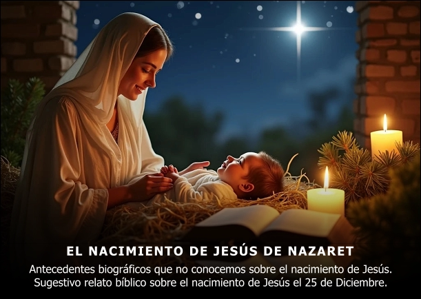 El nacimiento de Jesús de Nazaret - POR: JESUS DE NAZARET