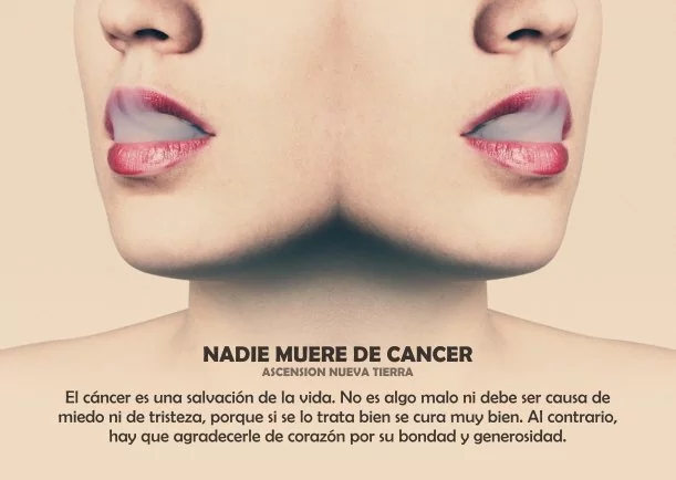 Imagen; Nadie muere de cáncer; Sobre El Cancer