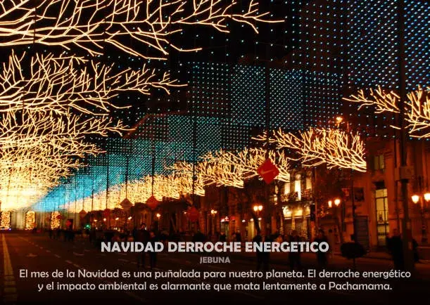 Imagen del escrito; Navidad derroche energético, de Jebuna