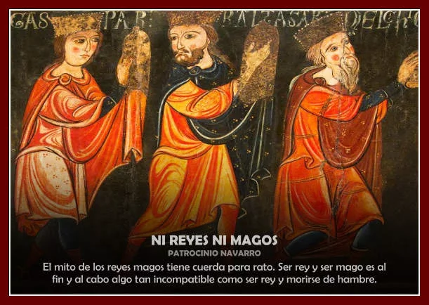 Imagen del escrito; Ni reyes ni magos, de Patrocinio Navarro