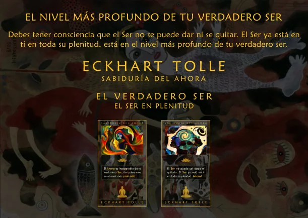 Imagen del escrito; El nivel más profundo de tu verdadero ser, de Eckhart Tolle