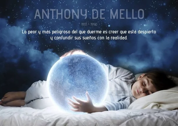 Imagen del escrito; No te ates, de Anthony De Mello