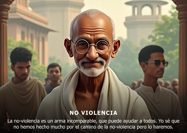 Imagen; No violencia; Mahatma Gandhi