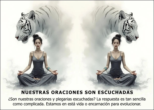 Imagen del escrito; Nuestras oraciones son escuchadas, de Oscar Martin Tabuyo