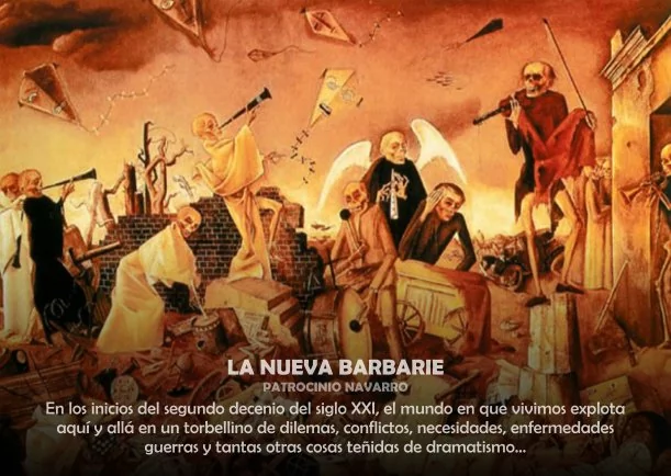 Imagen del escrito; La nueva barbarie, de Patrocinio Navarro