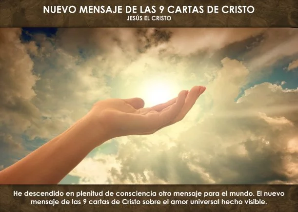 Imagen del escrito; Nuevo mensaje de las 9 cartas de Cristo, de Jesus El Cristo