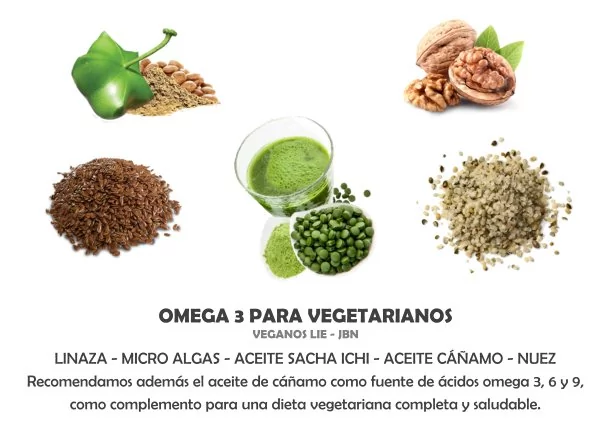 Imagen del escrito; Omega 3 para vegetarianos, de Veganos