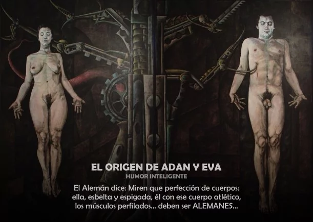 Imagen del escrito; El origen de Adán y Eva, de Osho
