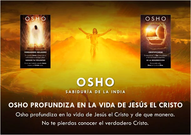 Imagen del escrito; Osho profundiza en la vida de Jesús el Cristo, de Osho