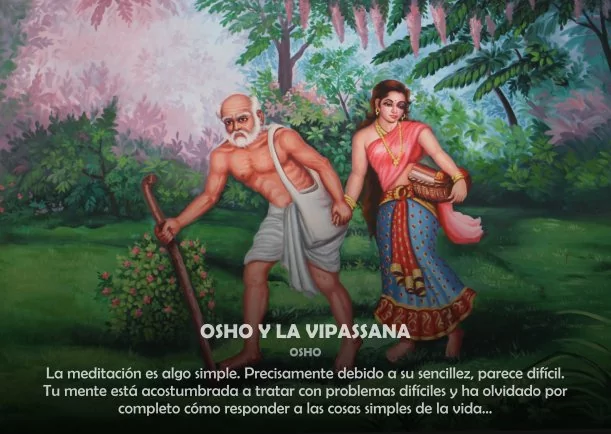 Imagen del escrito de Osho