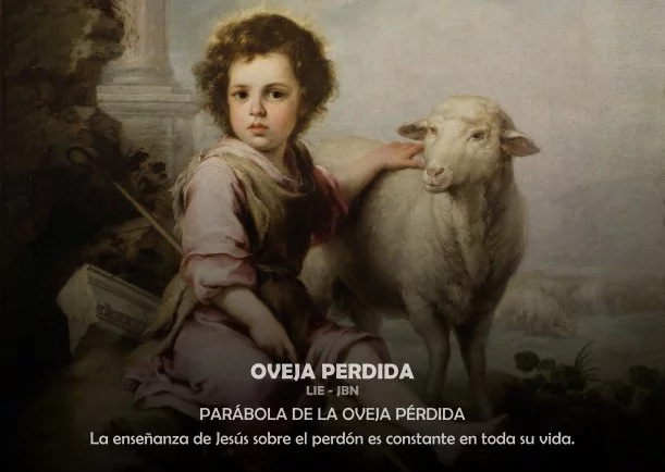 Imagen del escrito; Oveja perdida, de Sobre Jesus