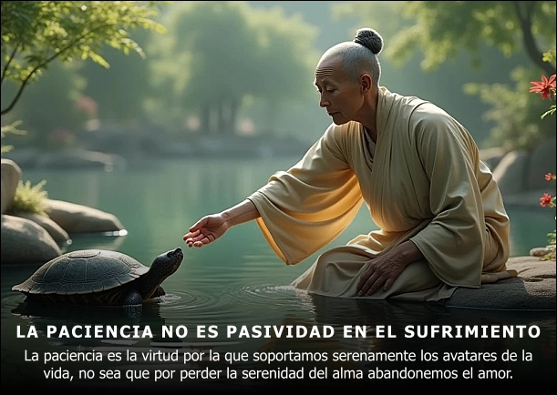 Imagen; La paciencia no es pasividad ante el sufrimiento; Vivir La Vida