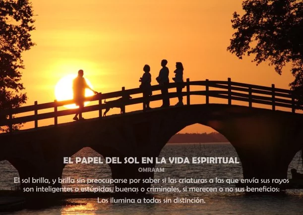 Imagen del escrito; El papel del sol en la vida espiritual, de Omraam Mikhael