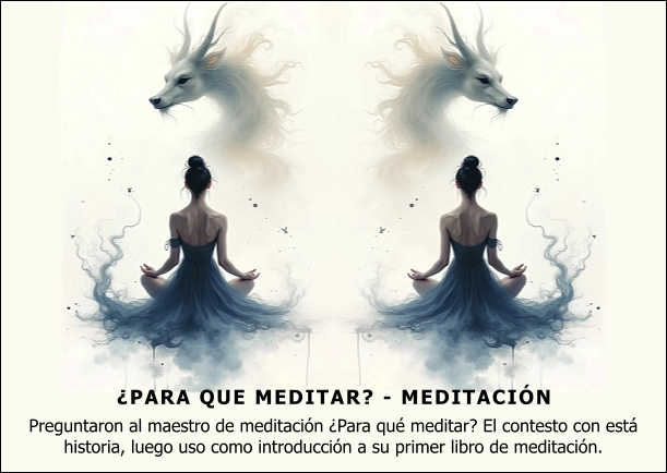 Meditación: ¿Para que meditar? - POR: PARAMANADA