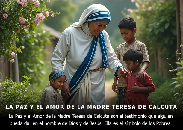 Imagen; La Paz y el Amor de la Madre Teresa de Calcuta; Teresa De Calcuta