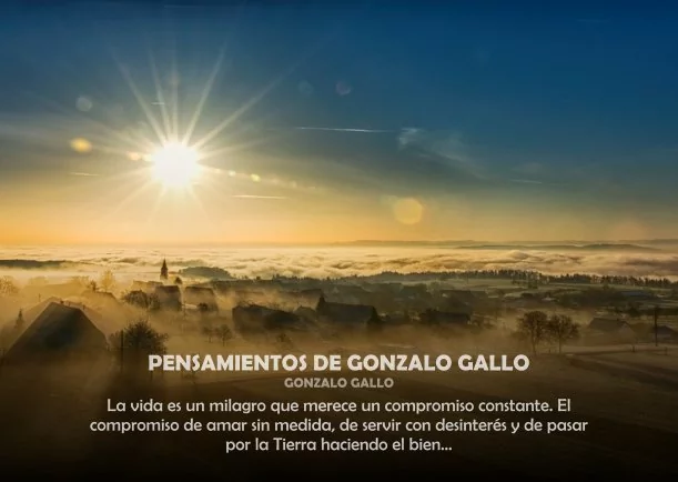 Imagen; Pensamientos de Gonzalo Gallo; Gonzalo Gallo