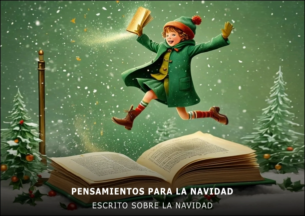 Imagen del escrito; Pensamientos para la Navidad, de Jebuna