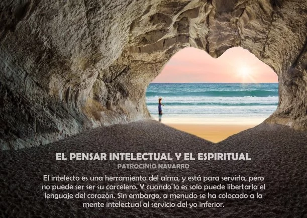 Imagen del escrito; El pensar intelectual y el espiritual, de Patrocinio Navarro
