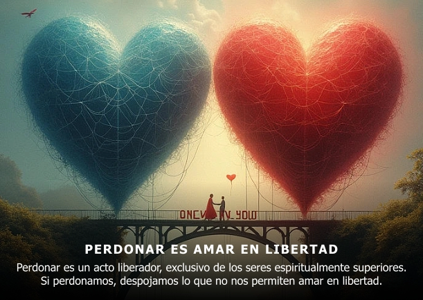 Imagen del escrito; Perdonar es amar en libertad, de Carlos Cuauhtemoc