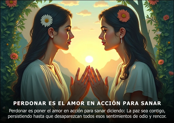 Imagen; Perdonar es poner el amor en acción para sanar; Joseph Murphy