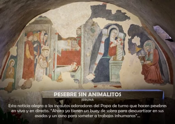 Imagen del escrito; Pesebre sin animalitos, de Jebuna