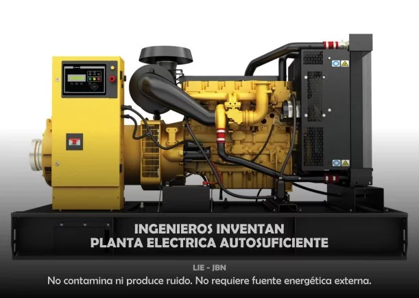 Imagen; Inventan planta eléctrica autosuficiente; Jbn Lie