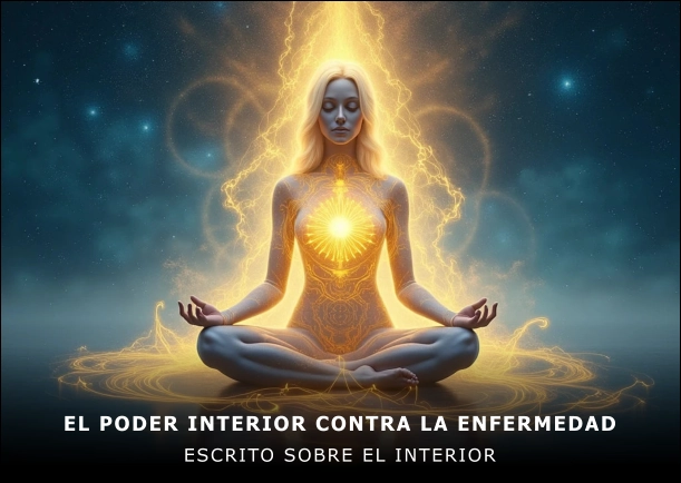 Imagen del escrito: El poder interior contra la enfermedad. Autor: Jbn Lie. La iluminación espiritual