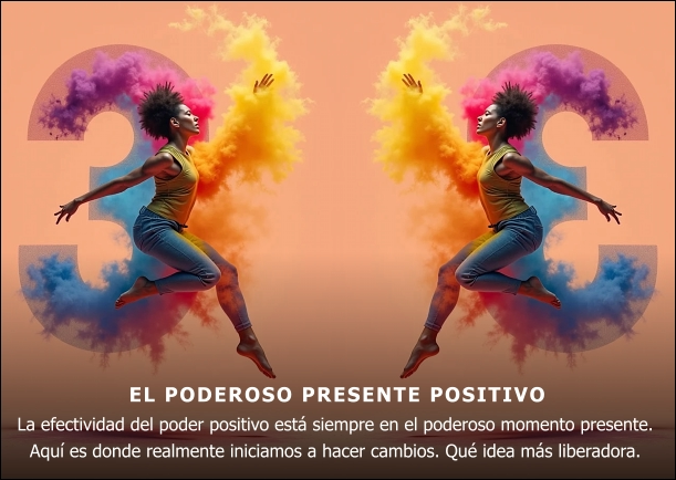 Imagen del escrito; El poderoso presente positivo, de Louise Hay