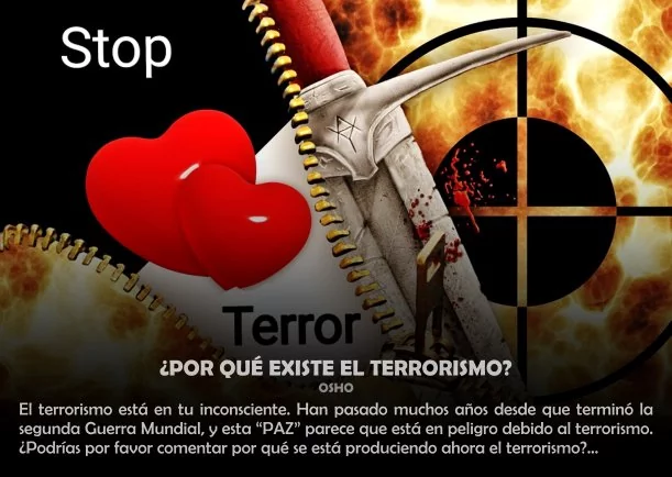 Imagen del escrito; ¿Por qué existe el terrorismo?, de Osho