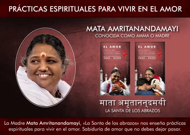 Imagen del escrito; Practicas espirituales y vivir amando, de Mata Amritanandamayi