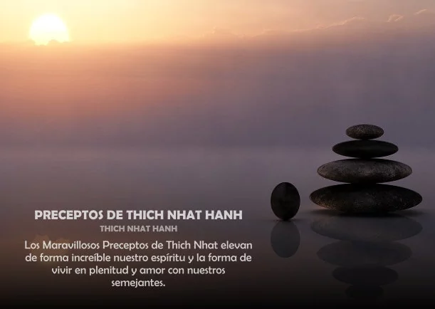 Imagen del escrito; Preceptos de Thich Nhat Hanh, de Thich Nhat Hanh
