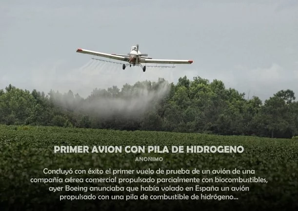 Imagen; Primer avión con pila de hidrogeno; Jbn Lie